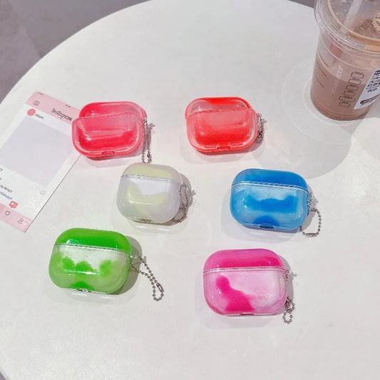 Leuchtende Treibsand AirPods Hülle