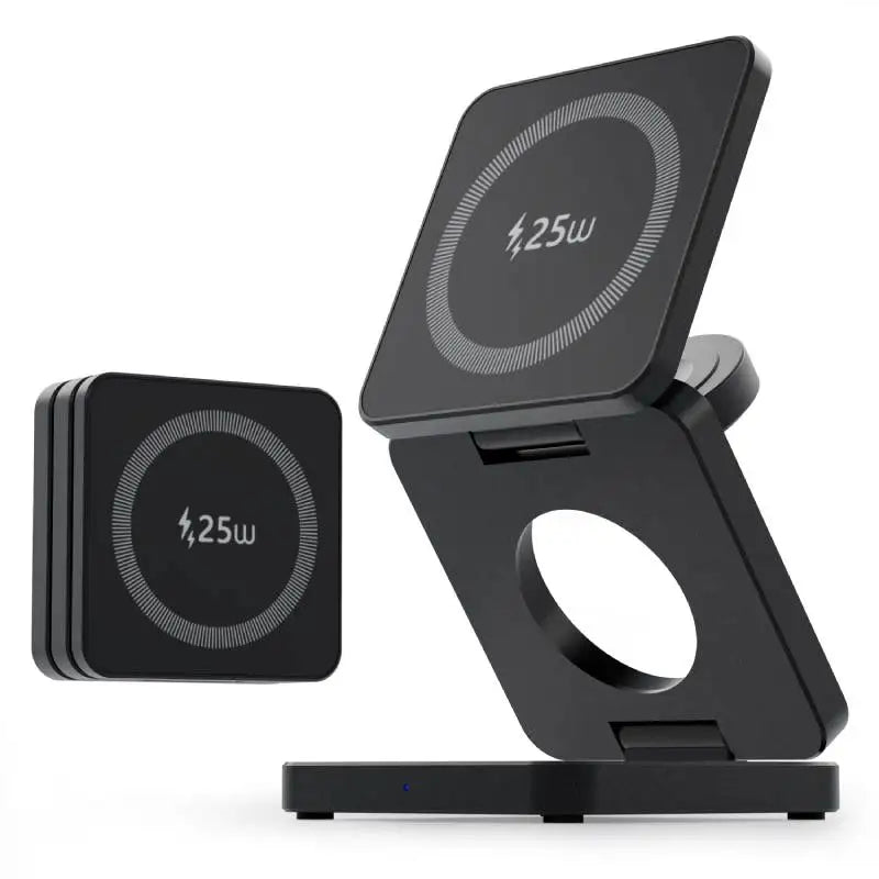 3-in-1 Magnetic Charger for iPhone, Watch & AirPods