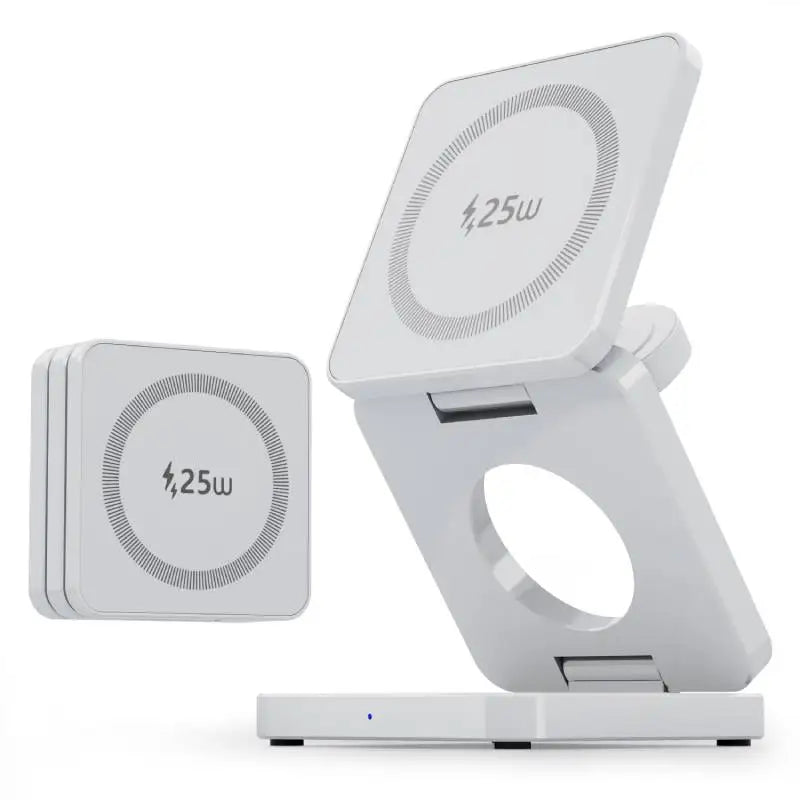 3-in-1 Magnetic Charger for iPhone, Watch & AirPods