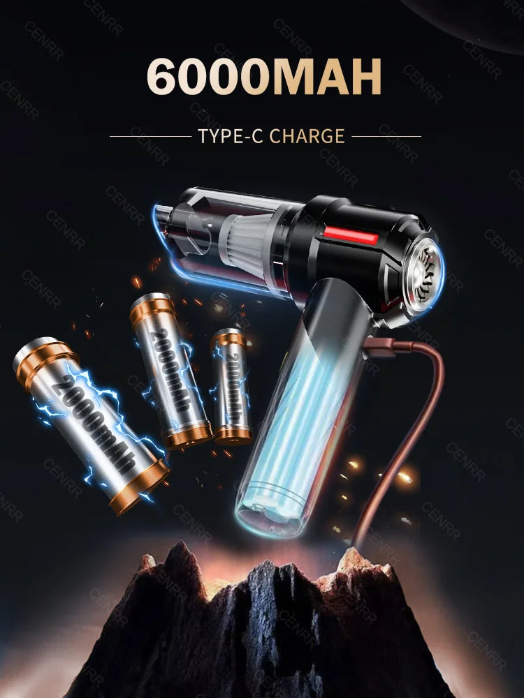 CENRR Portable Car Vacuum – 998000PA Handheld Cleaner