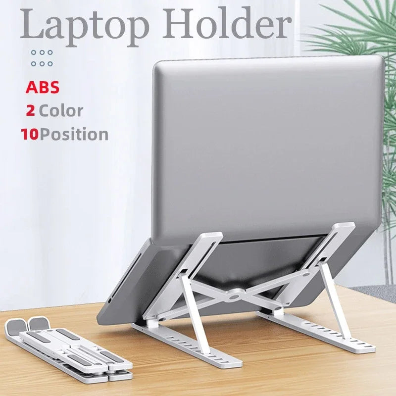 Kompakter faltbarer Laptop-Ständer – Verstellbar, tragbar, MacBook-kompatibel