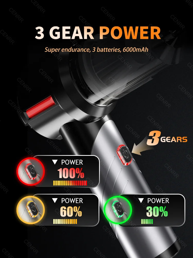 CENRR Portable Car Vacuum – 998000PA Handheld Cleaner