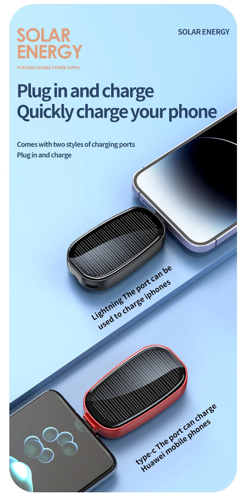 Mini Keychain Power Bank – Fast Charging Portable Phone Charger