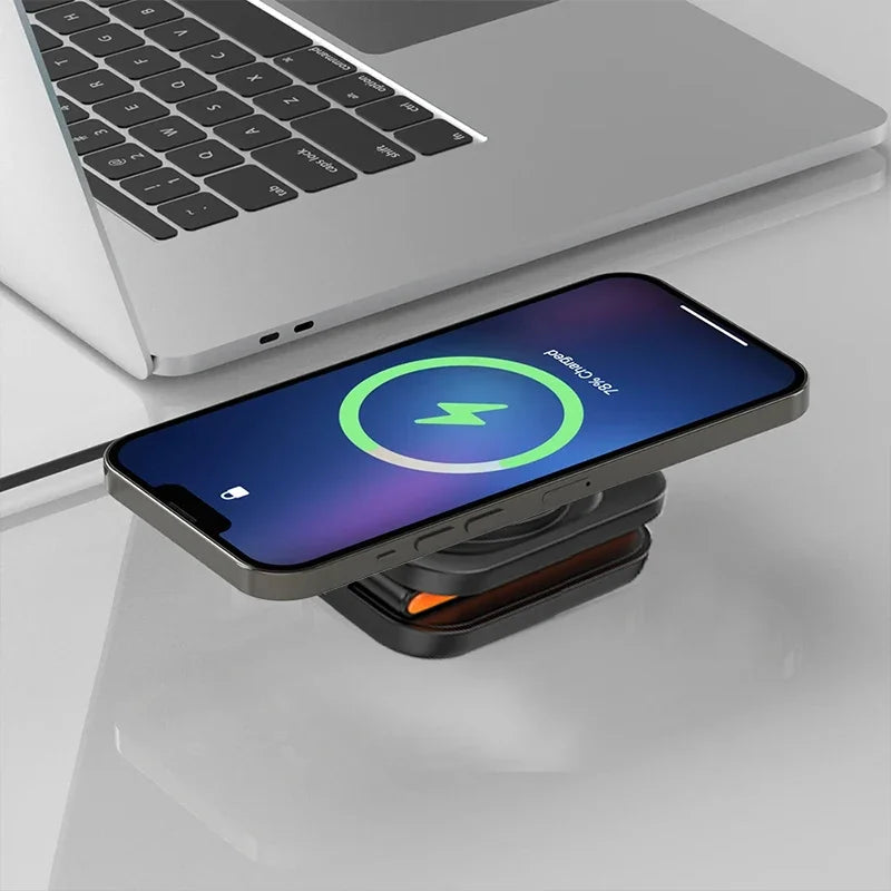 3-in-1 Magnetic Charger for iPhone, Watch & AirPods