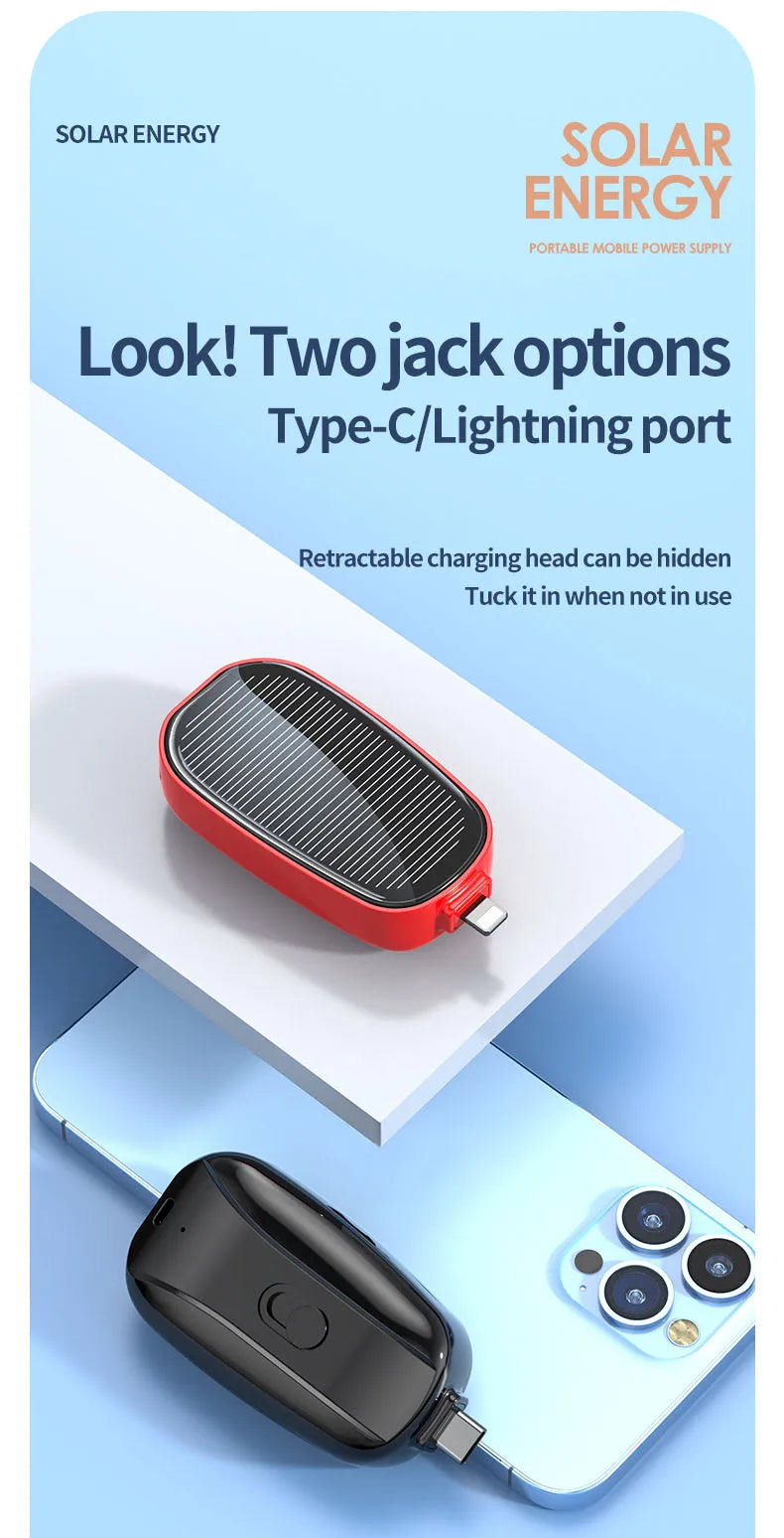 Mini Keychain Power Bank – Fast Charging Portable Phone Charger