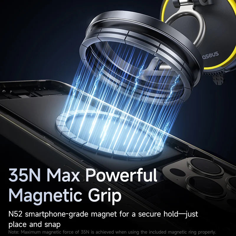 360° Magnetic Car Phone Mount – Hands-Free