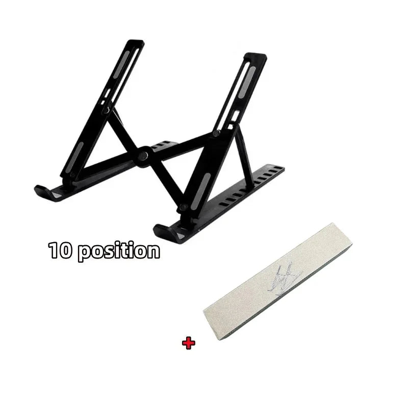 Compact Foldable Laptop Stand – Adjustable, Portable, MacBook Compatible