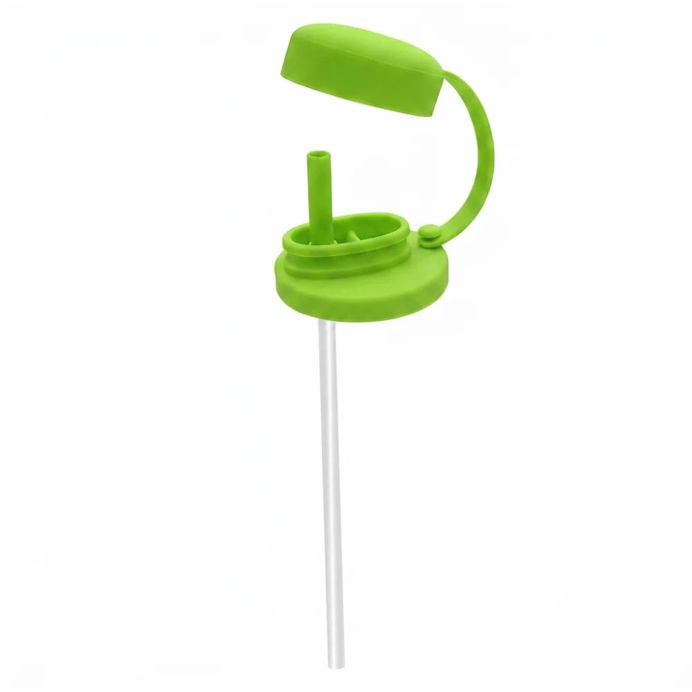 Reusable Soda Can Lid with Straw