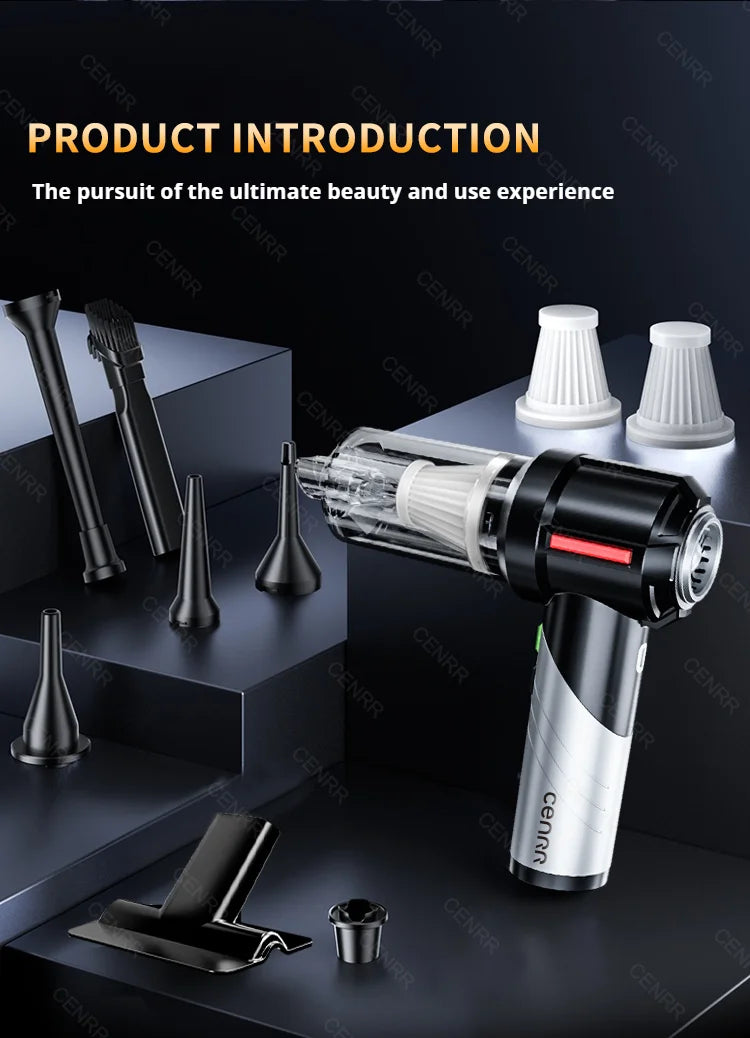 CENRR Portable Car Vacuum – 998000PA Handheld Cleaner