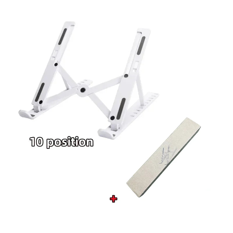 Compact Foldable Laptop Stand – Adjustable, Portable, MacBook Compatible