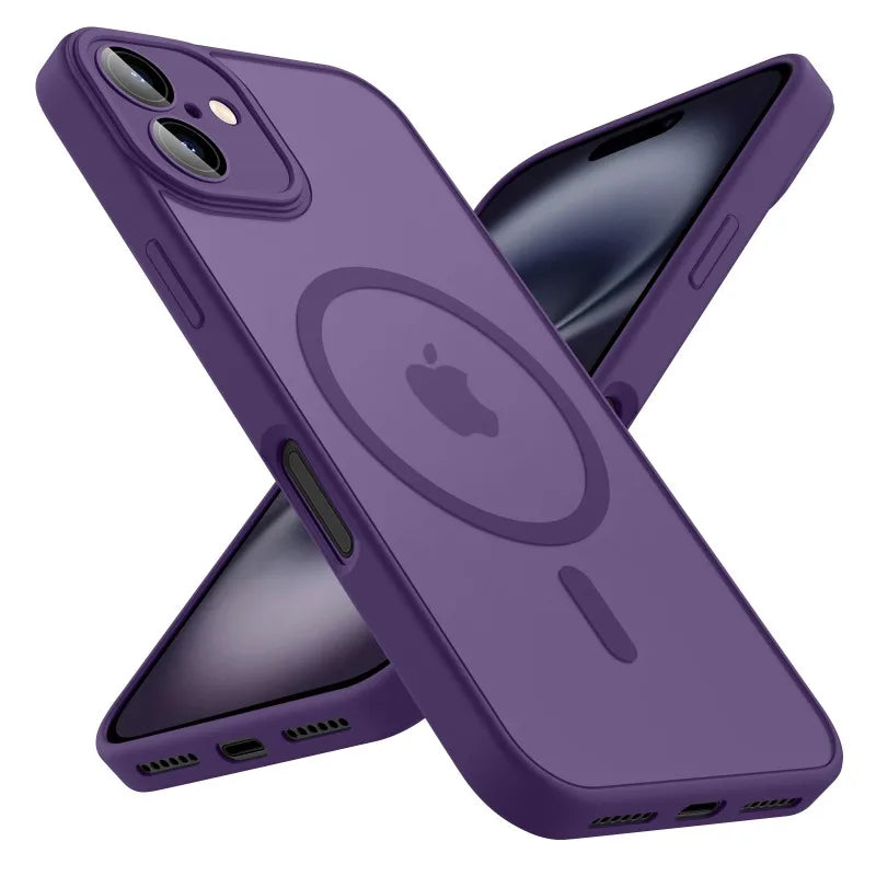 iPhone Magnetic Clear Case – Matt, Kompatibel mit iPhone 11–17