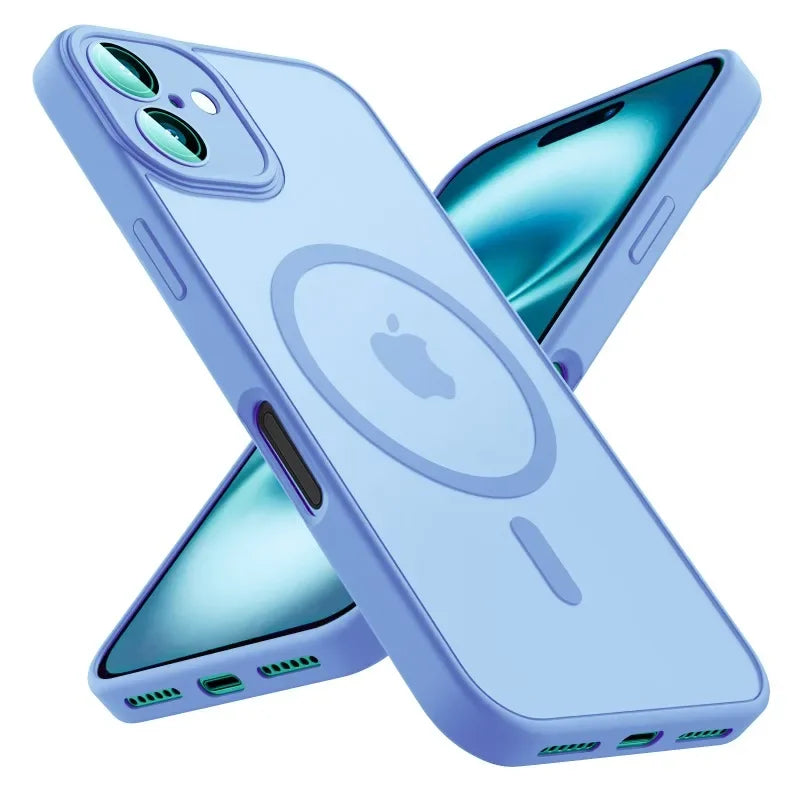 iPhone Magnetic Clear Case – Matte, Compatible with iPhone 11–17
