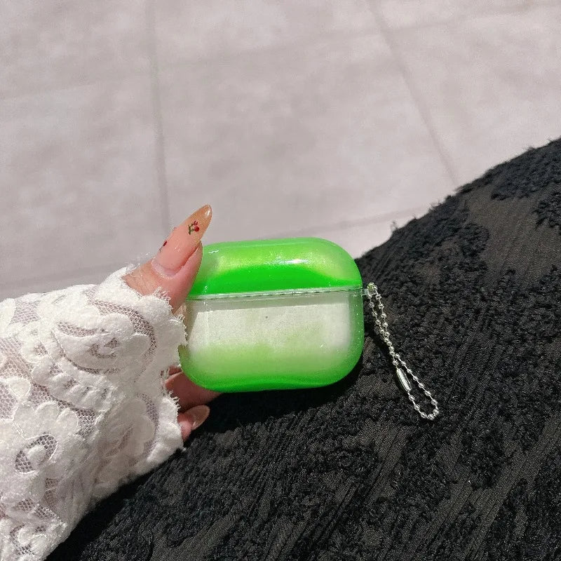 Leuchtende Treibsand AirPods Hülle
