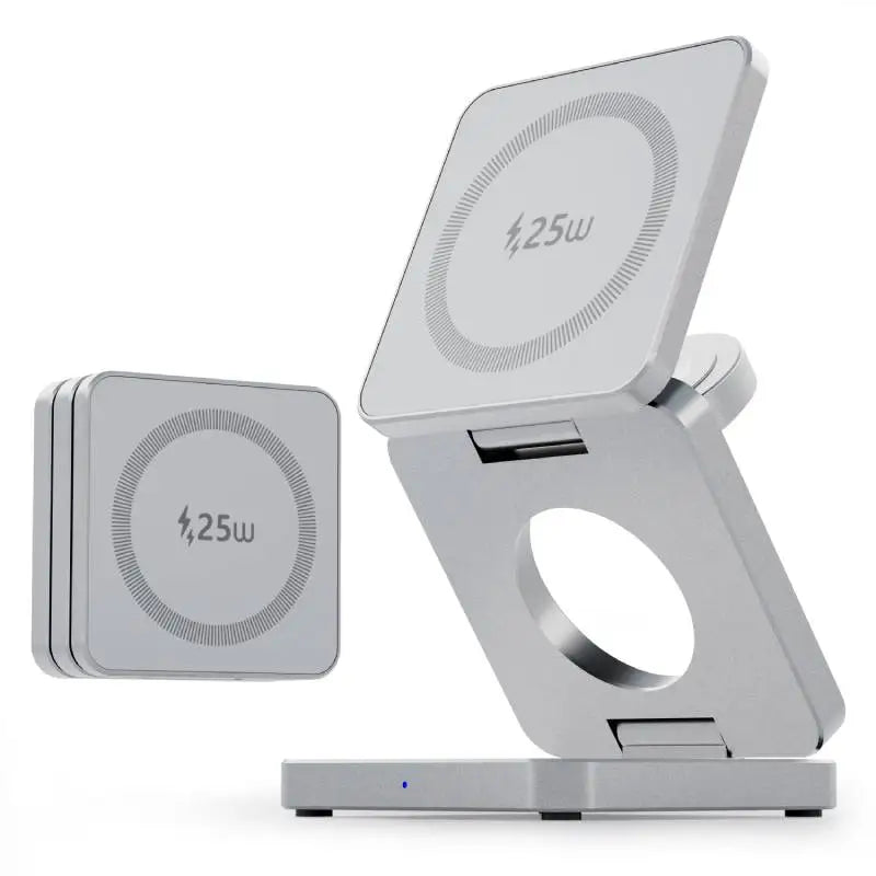 3-in-1 Magnetic Charger for iPhone, Watch & AirPods