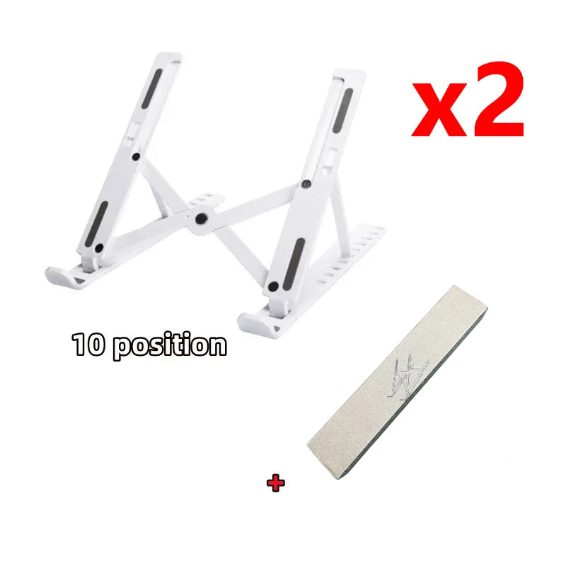 Compact Foldable Laptop Stand – Adjustable, Portable, MacBook Compatible