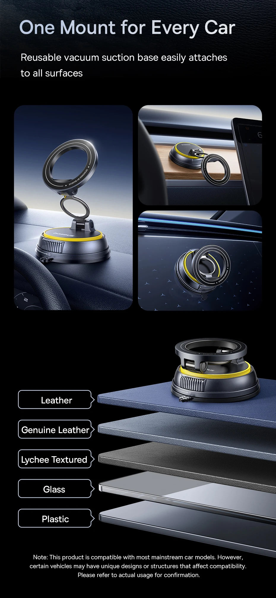 360° magnetische Handyhalterung fürs Auto – Freisprechfunktion