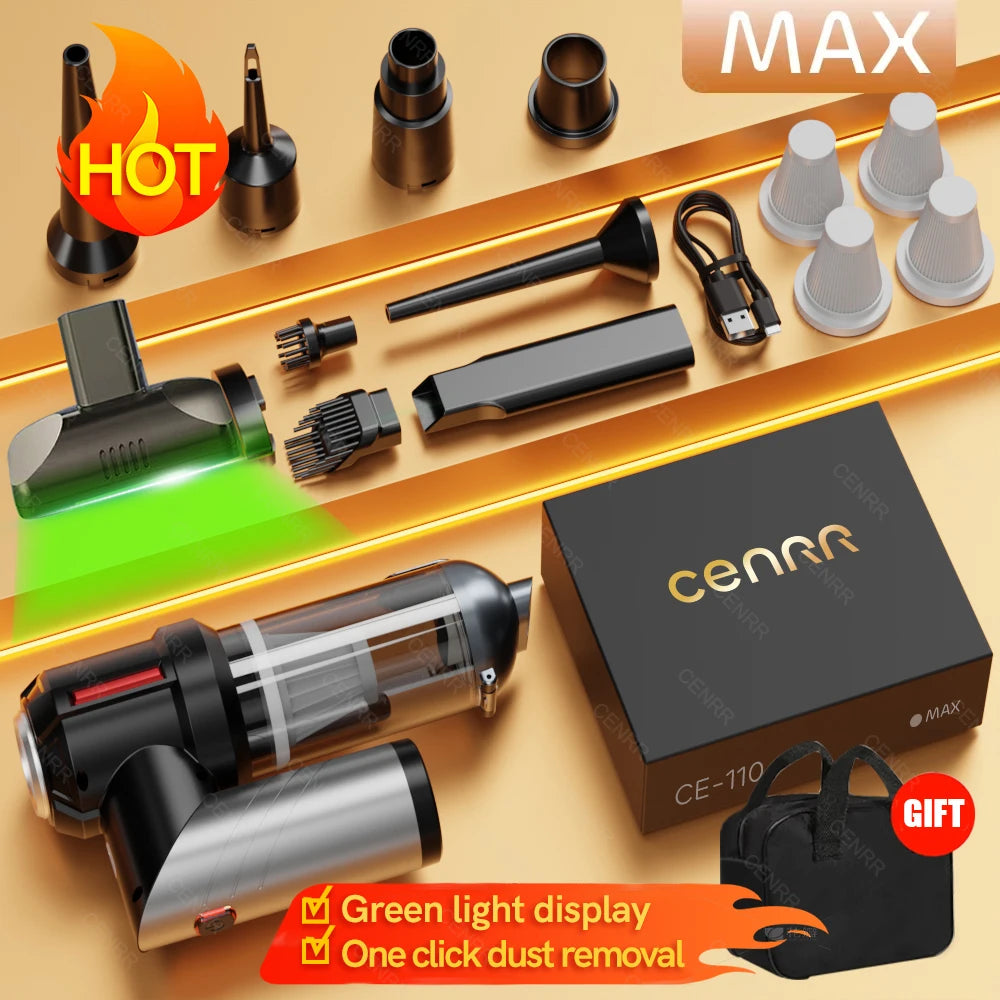 CENRR Portable Car Vacuum – 998000PA Handheld Cleaner