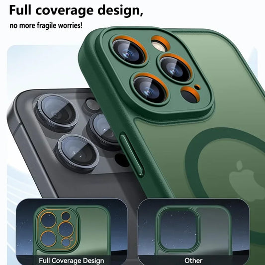 iPhone Magnetic Clear Case – Matt, Kompatibel mit iPhone 11–17