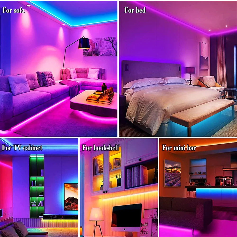 RGB LED Strip Lights – USB, App Controlled TV Backlight