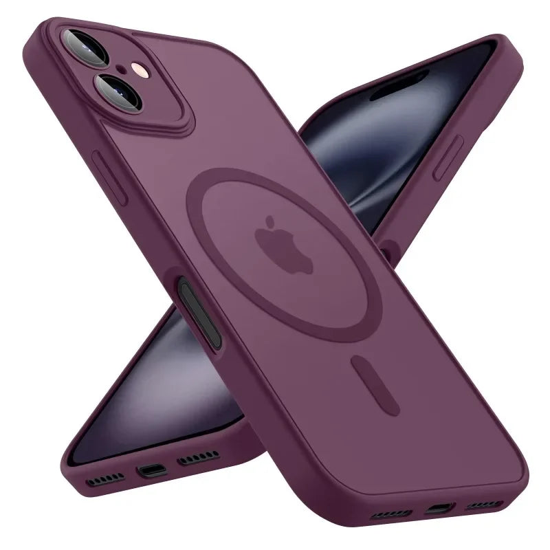 iPhone Magnetic Clear Case – Matt, Kompatibel mit iPhone 11–17