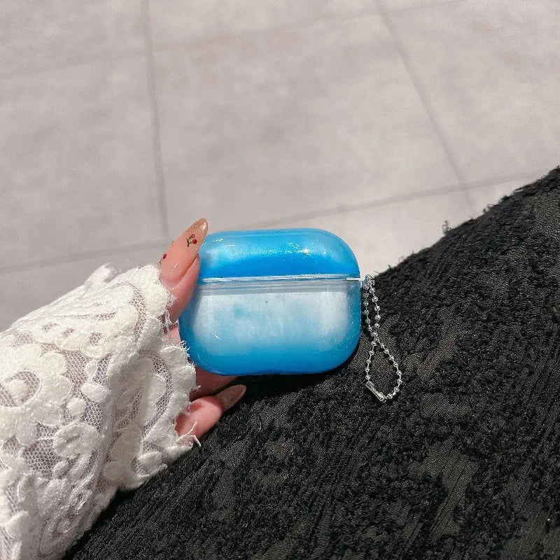 Leuchtende Treibsand AirPods Hülle